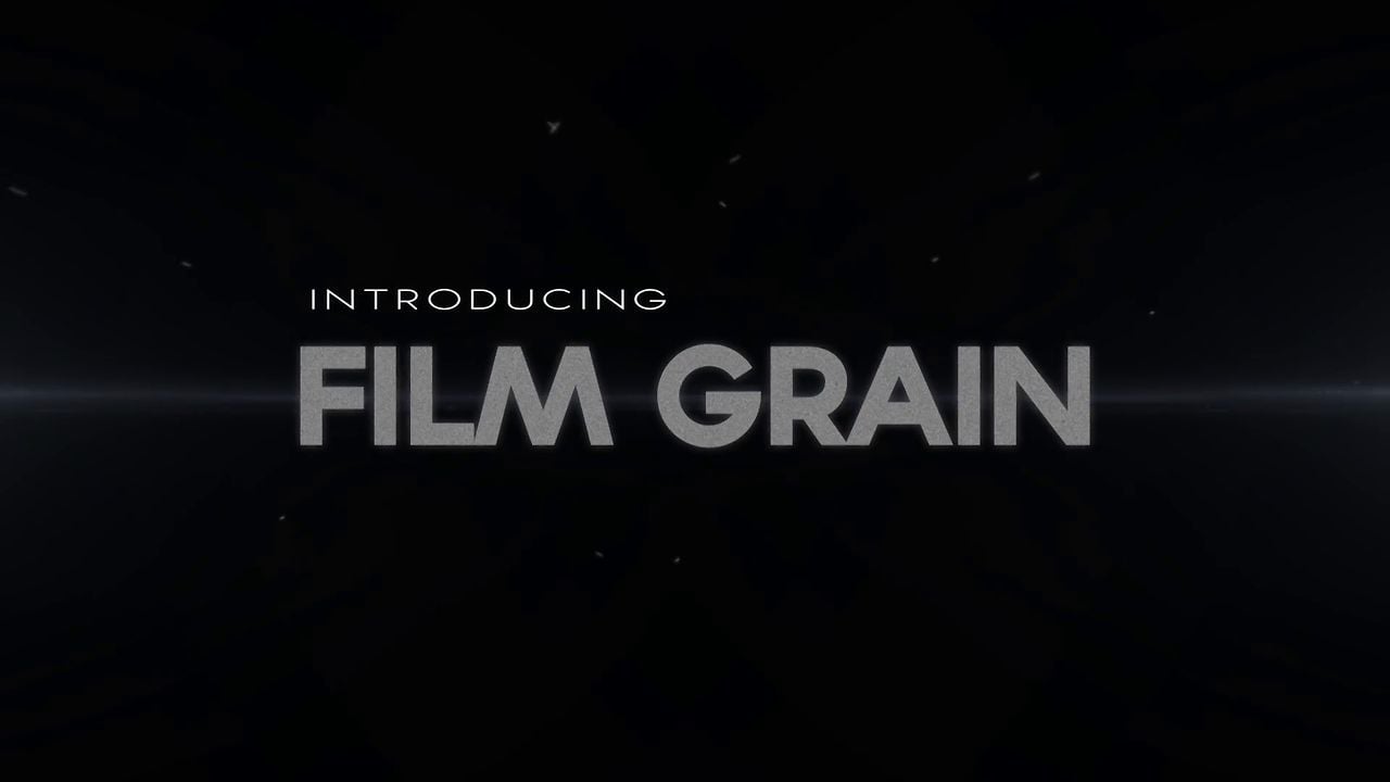 Film grain overlay